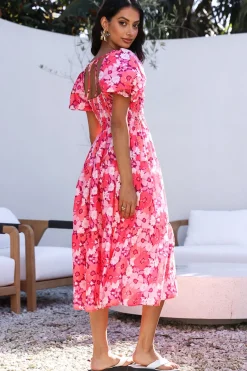 Confessions Of Love Maxi Dress Pink