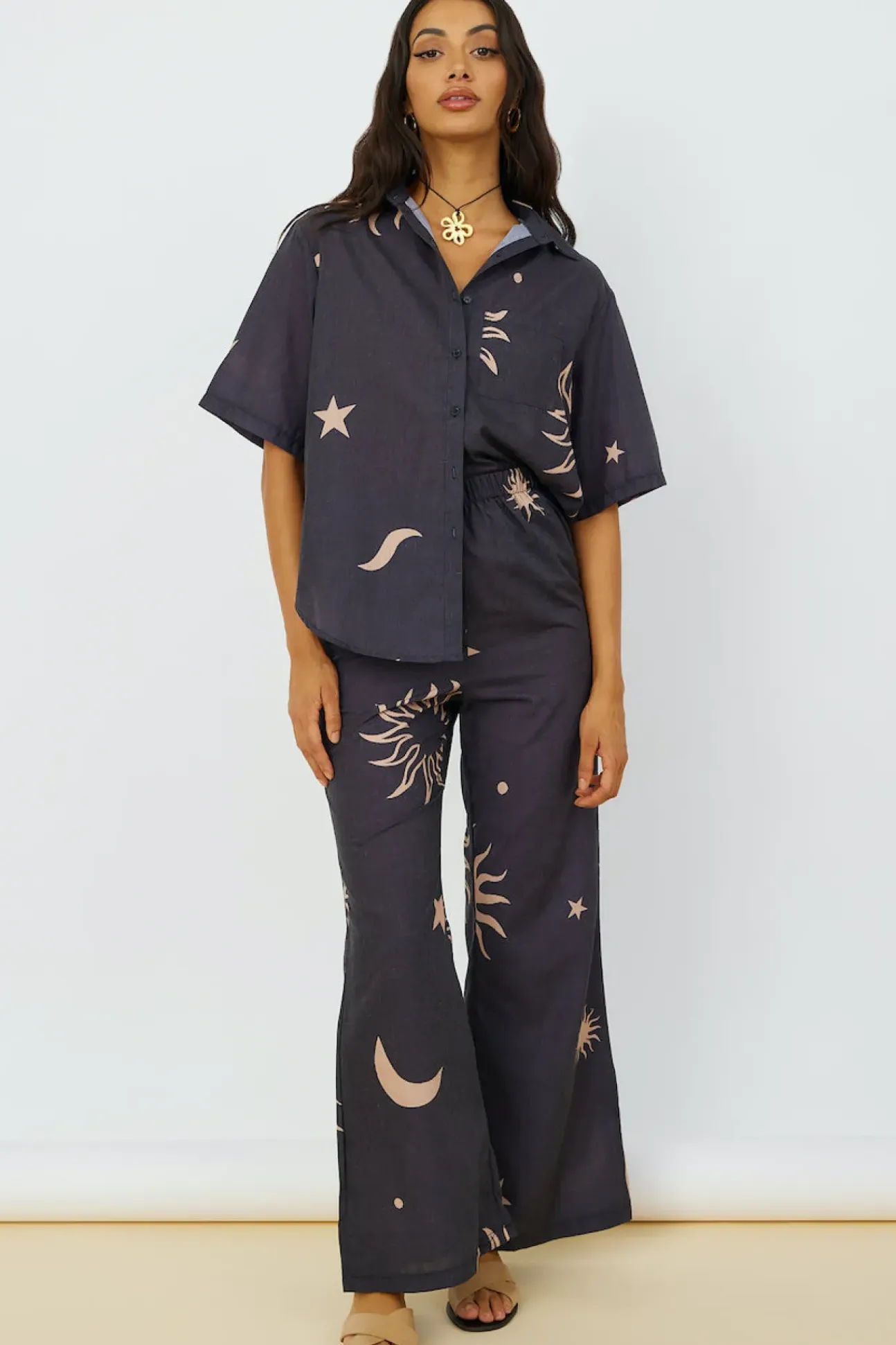 Constellations In The Sky Pants Black