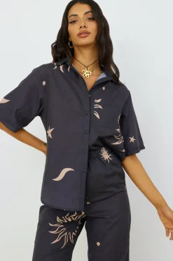 Constellations In The Sky Shirt Black