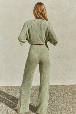 Coral Sands Pants Green