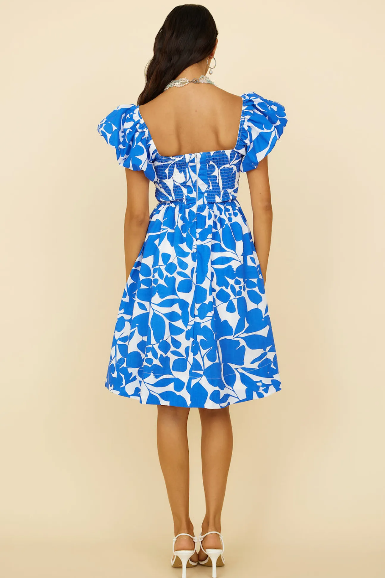 Core Values Midi Dress Blue