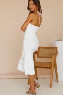 Counting Stars Maxi Dress White