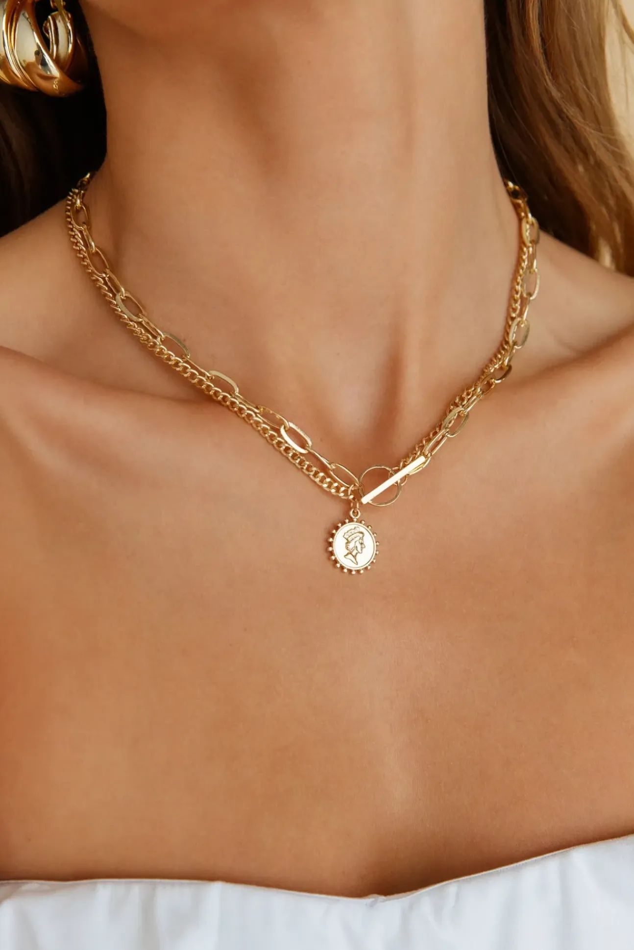 Crown Legacy Necklace Gold