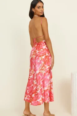 Crystal Clear Maxi Dress Pink