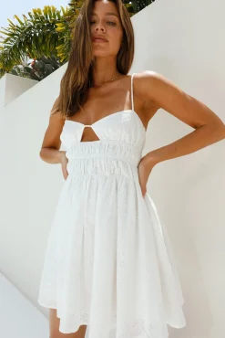 Daisy Dreamer Mini Dress White