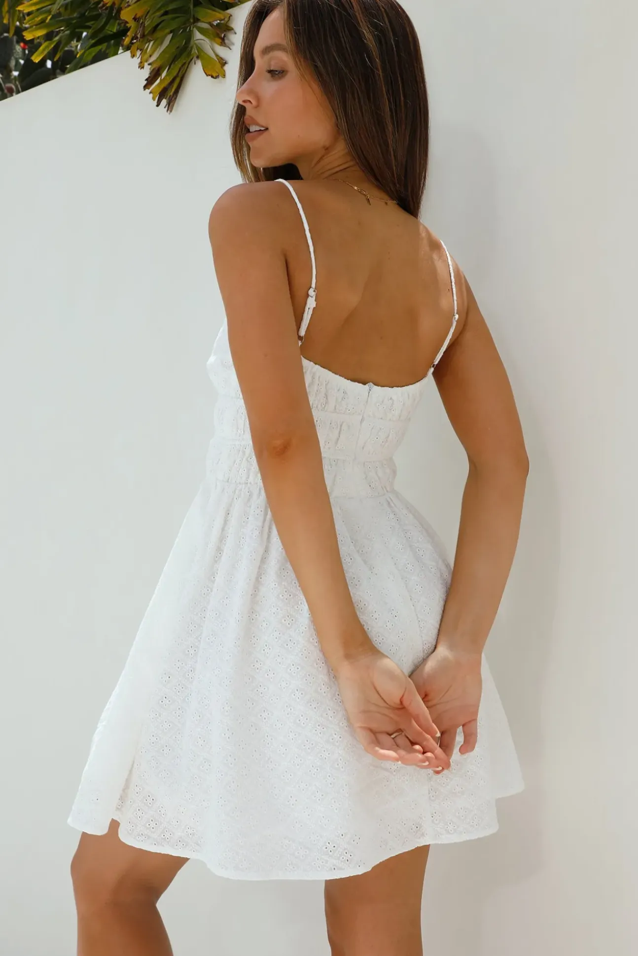 Daisy Dreamer Mini Dress White