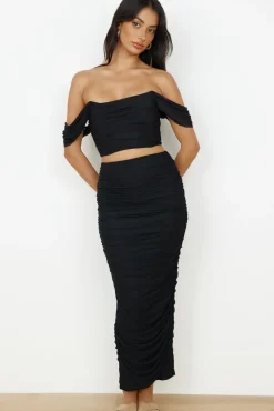 Dance Darling Crop Top Black