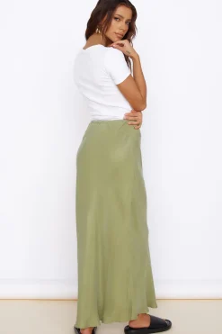 Dandelion Dreaming Skirt Sage