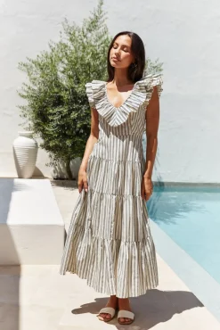 Dawn Dreamer Maxi Dress Ivory
