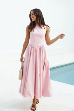 Dawn’s Embrace Maxi Dress Pink