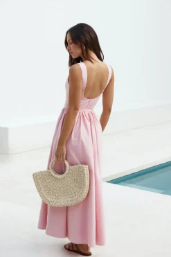 Dawn’s Embrace Maxi Dress Pink