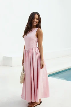 Dawn’s Embrace Maxi Dress Pink