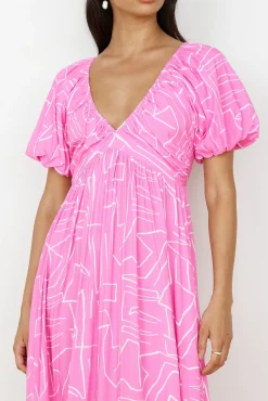 Daydreamer Maxi Dress in Pink