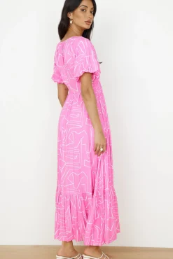 Daydreamer Maxi Dress in Pink