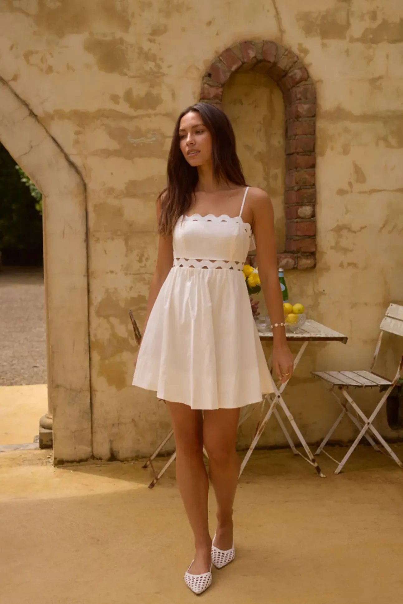 Dearest Friend Mini Dress White