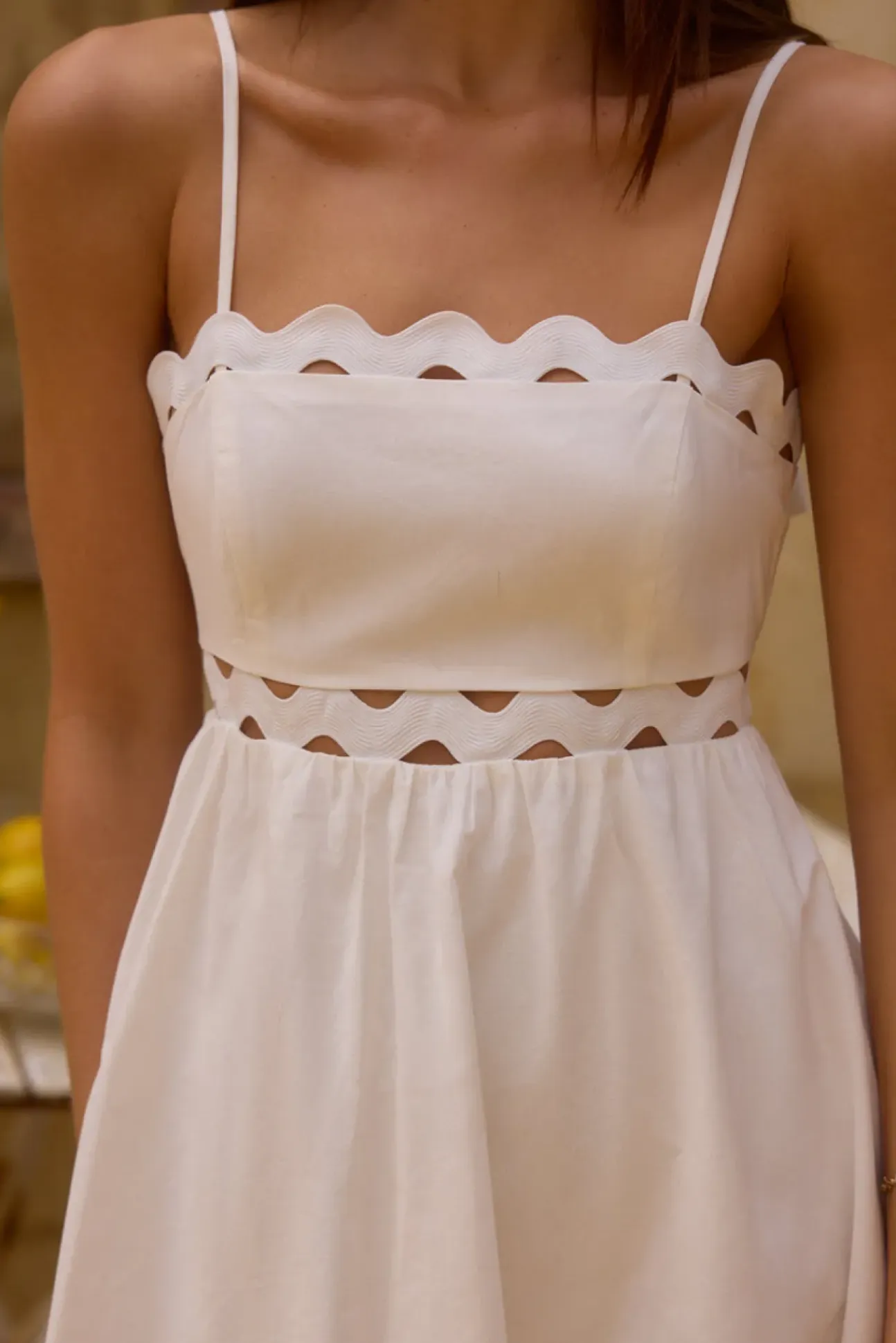 Dearest Friend Mini Dress White