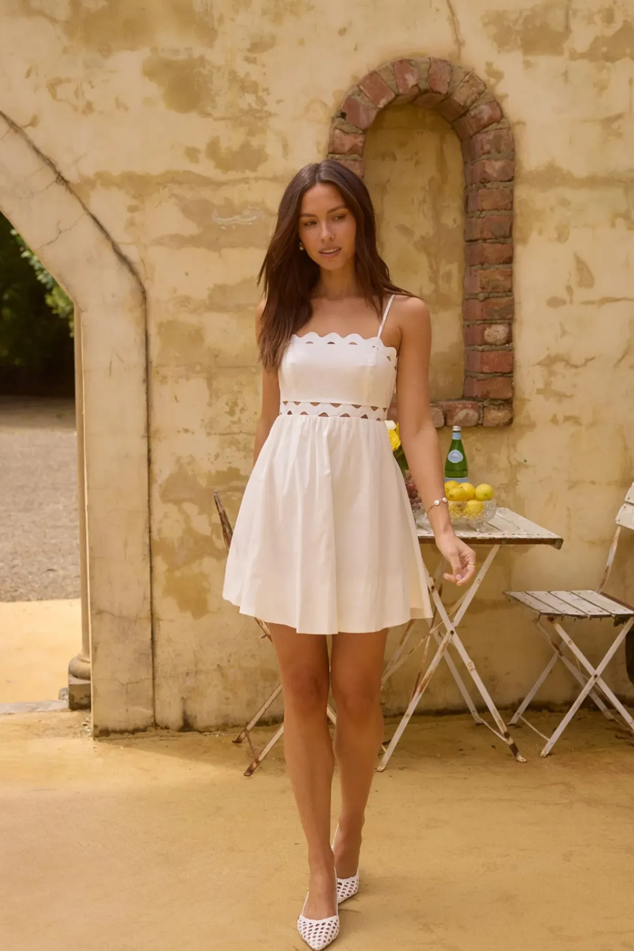 Dearest Friend Mini Dress White