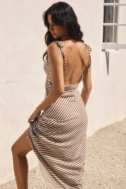 Dedicated To You Maxi Dress Brown