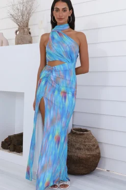 Deep Desire Maxi Dress Blue