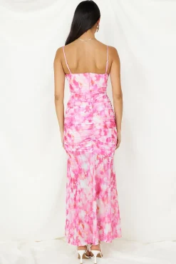 Deep Sea Dive Maxi Dress Pink