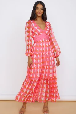 Delightful Dream Maxi Dress Pink