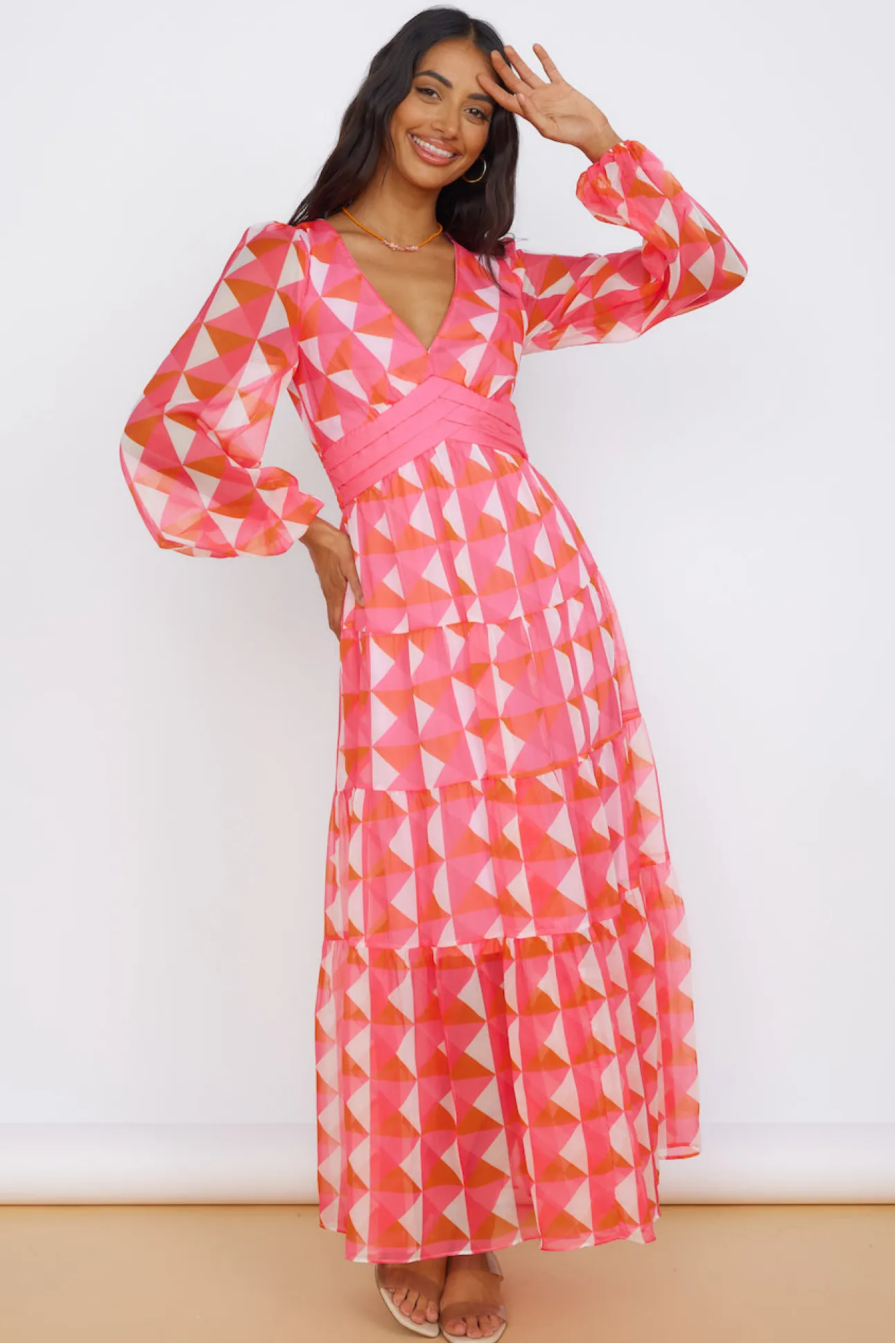 Delightful Dream Maxi Dress Pink