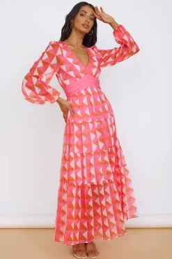 Delightful Dream Maxi Dress Pink