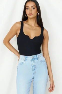 Diamond Sky Bodysuit Black