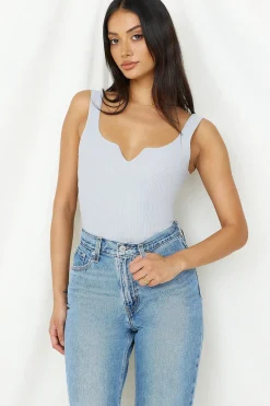Diamond Sky Bodysuit Grey