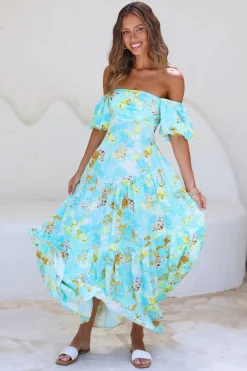 Dive Deeper Maxi Dress Green