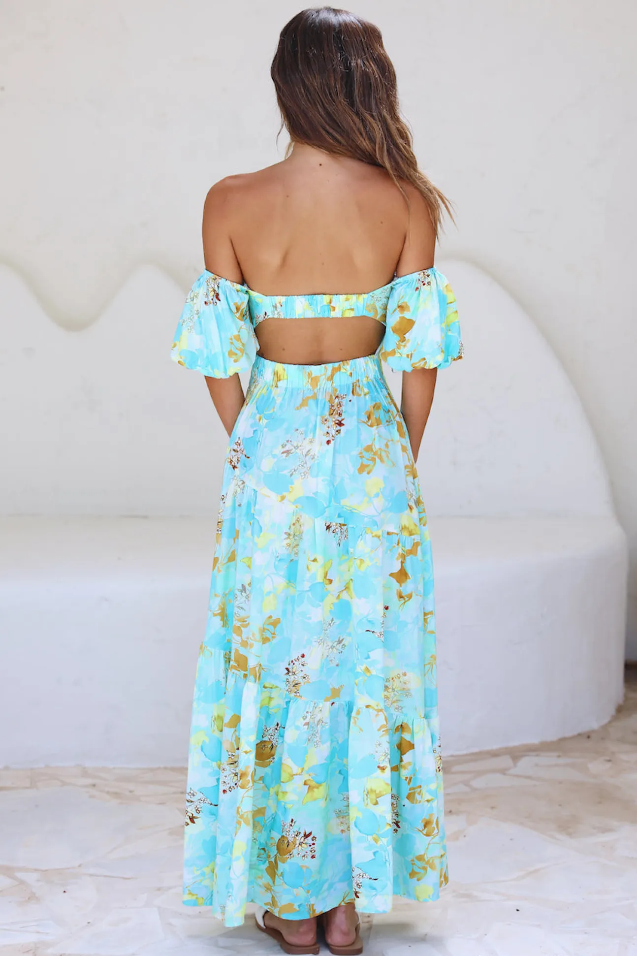 Dive Deeper Maxi Dress Green