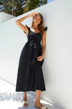 Divinity Maxi Dress Black