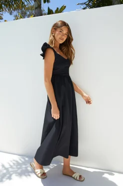 Divinity Maxi Dress Black