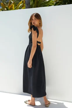 Divinity Maxi Dress Black