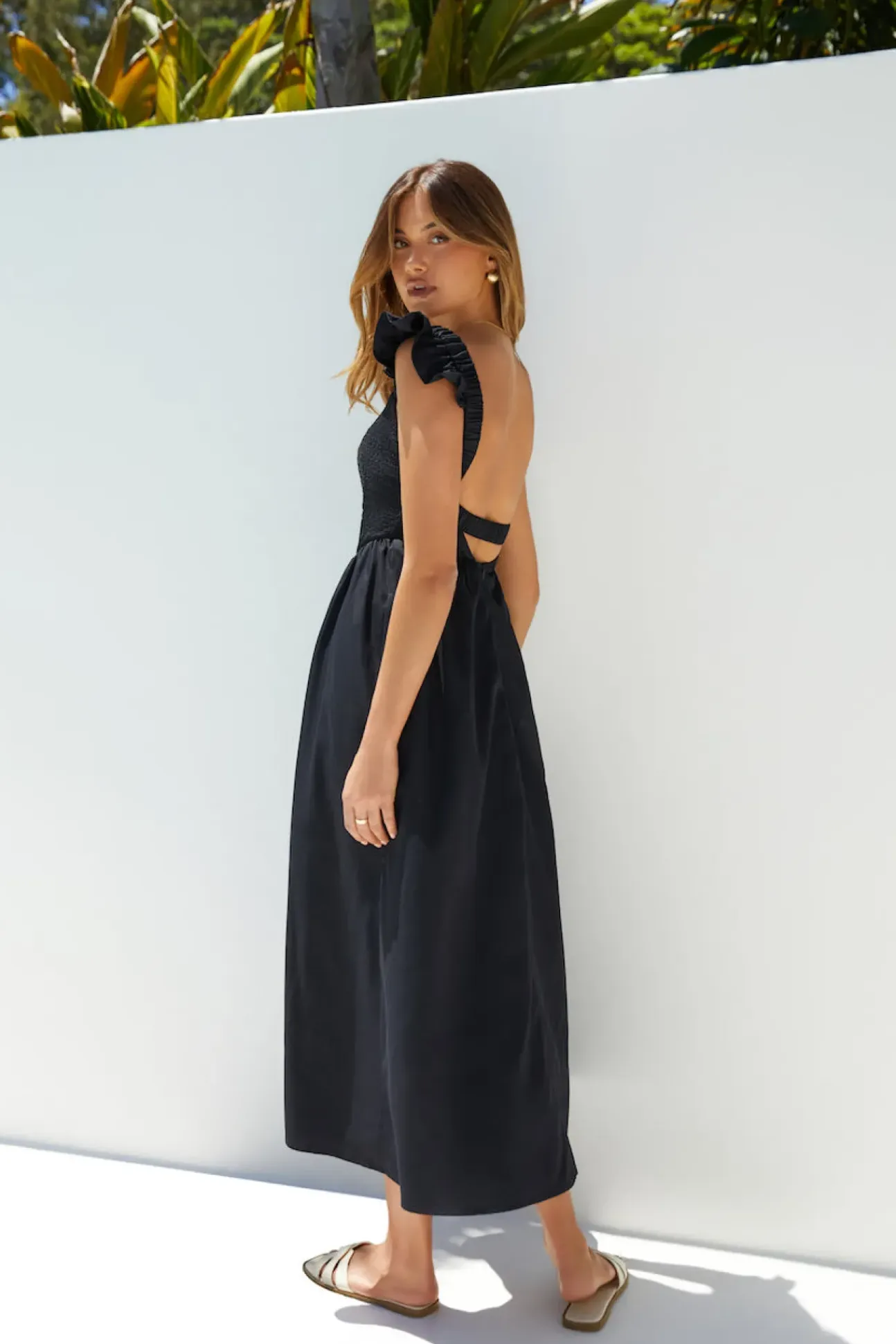 Divinity Maxi Dress Black