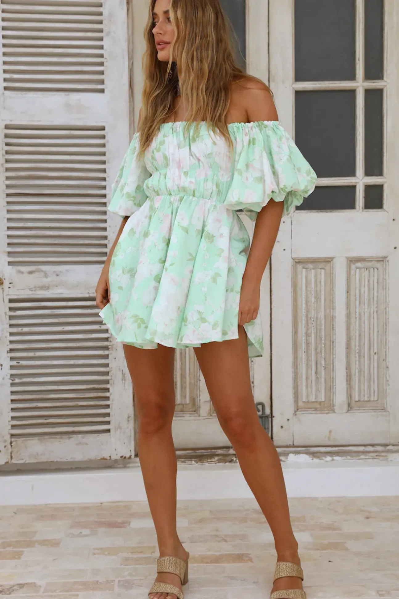 Don't Mean Anything Dress Green