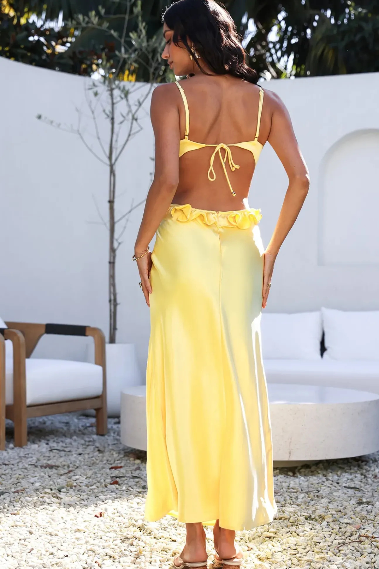Don't Speak Maxi Dress Yellow