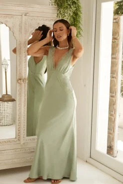Dreaming Desire Maxi Dress Sage