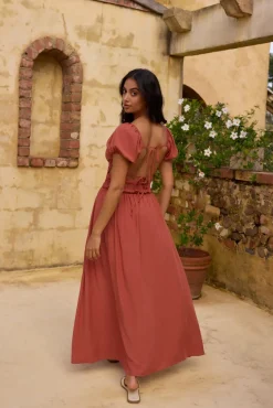 Dusk and Dawn Maxi Dress Brown