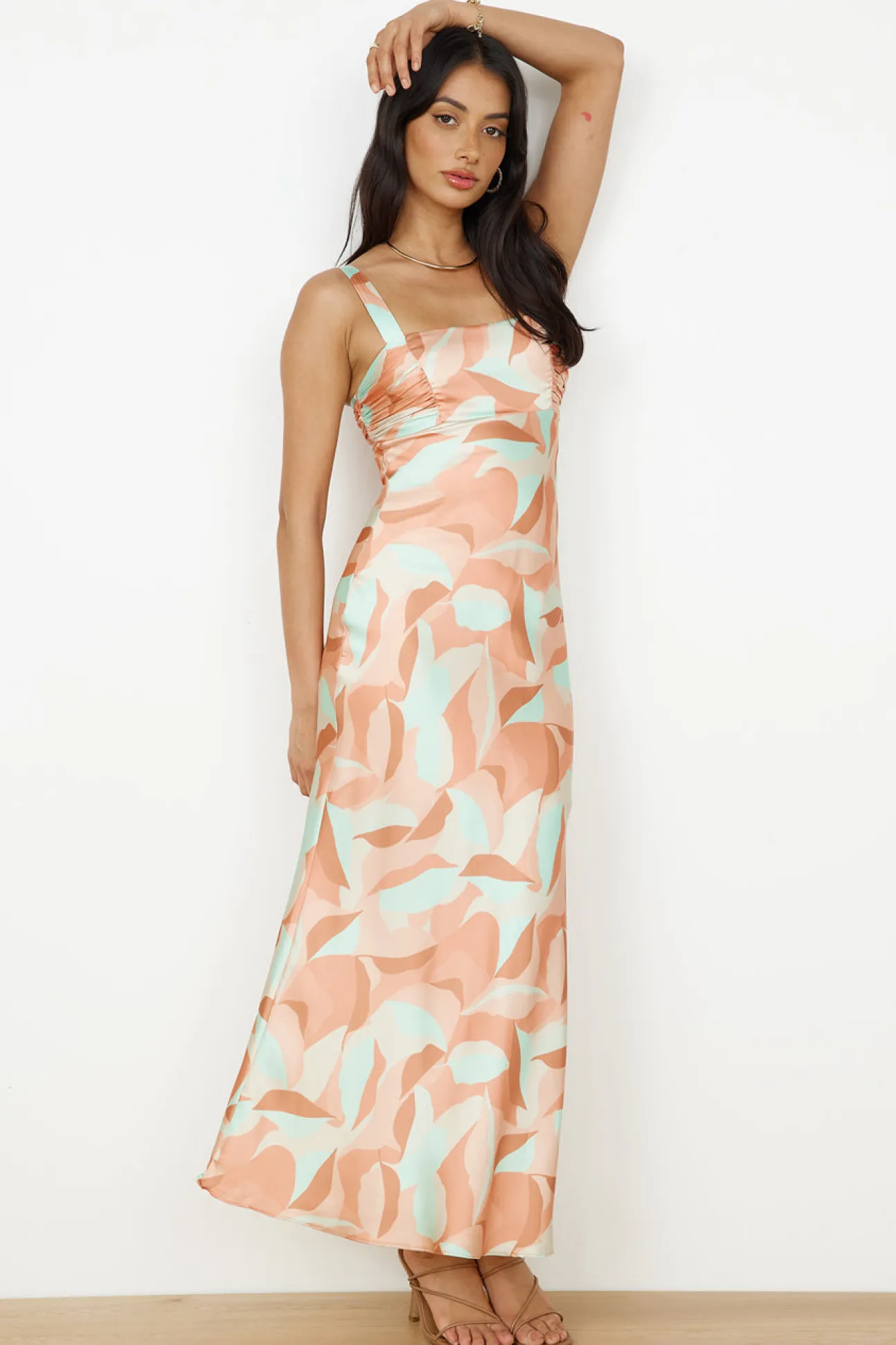 Earth Sign Maxi Dress Orange