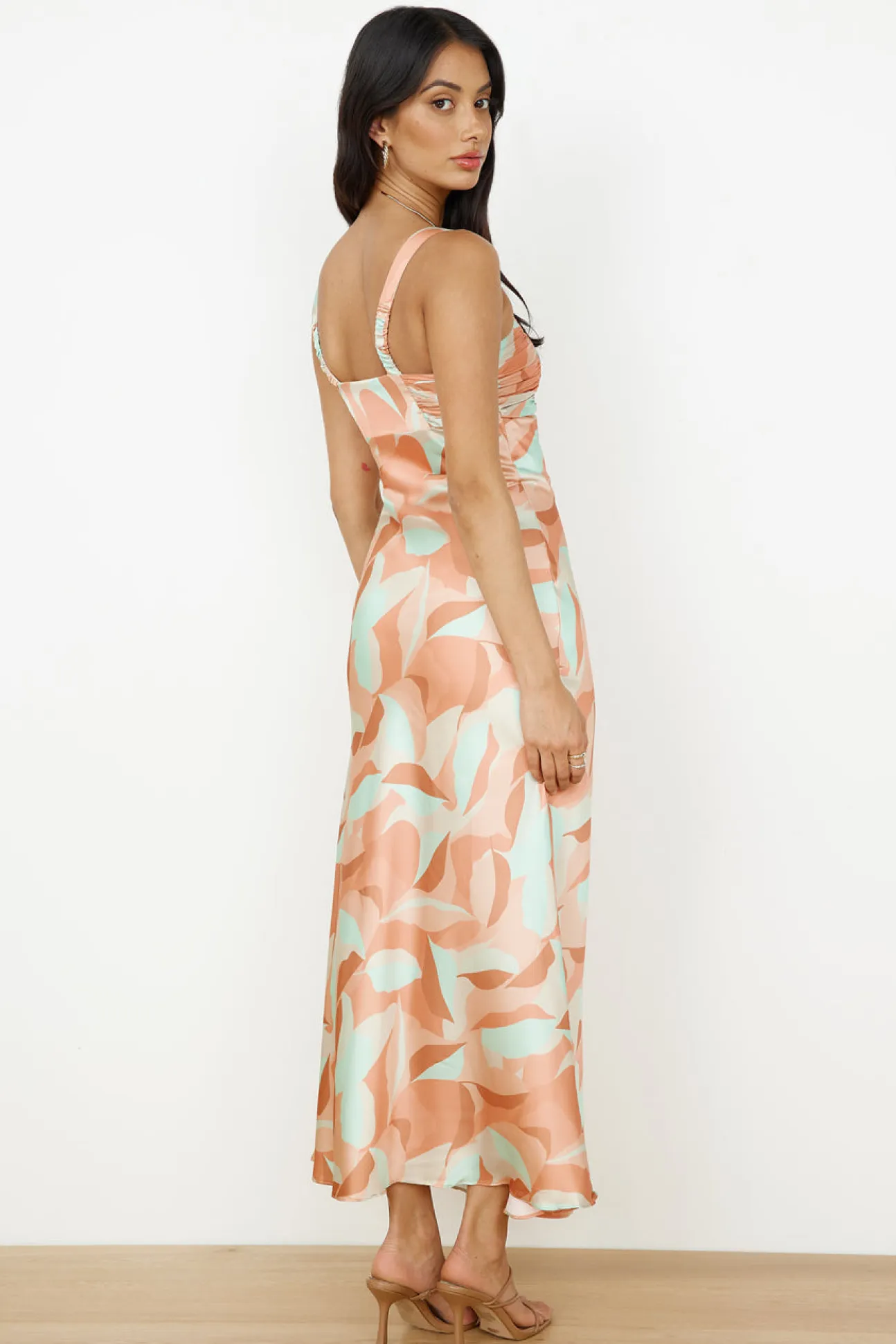 Earth Sign Maxi Dress Orange