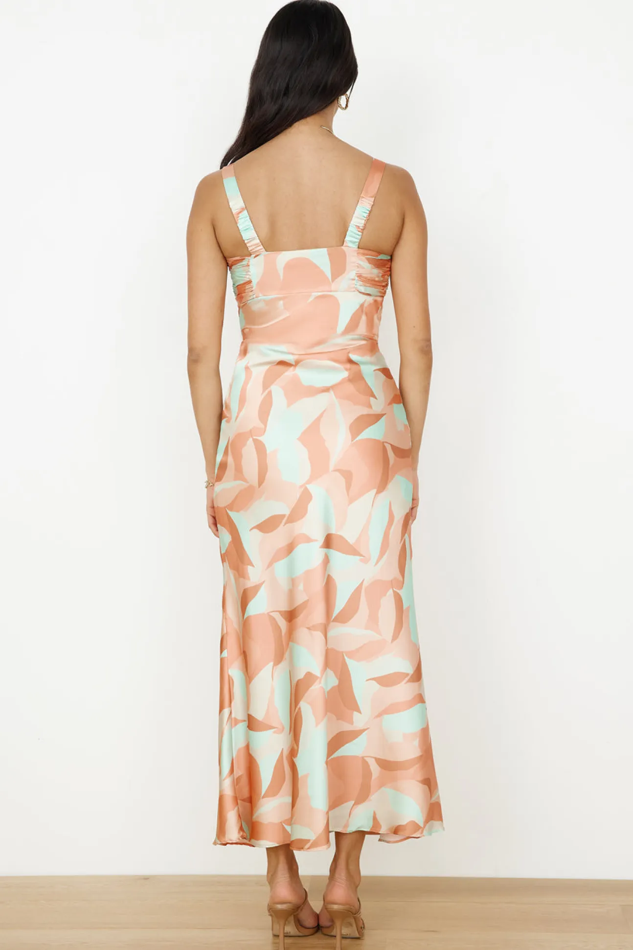 Earth Sign Maxi Dress Orange