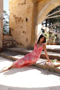 Electric Love Maxi Dress Red