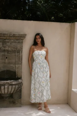 Ellie Elights Maxi Dress Green