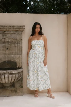 Ellie Elights Maxi Dress Green