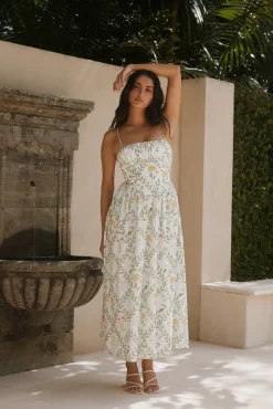 Ellie Elights Maxi Dress Green