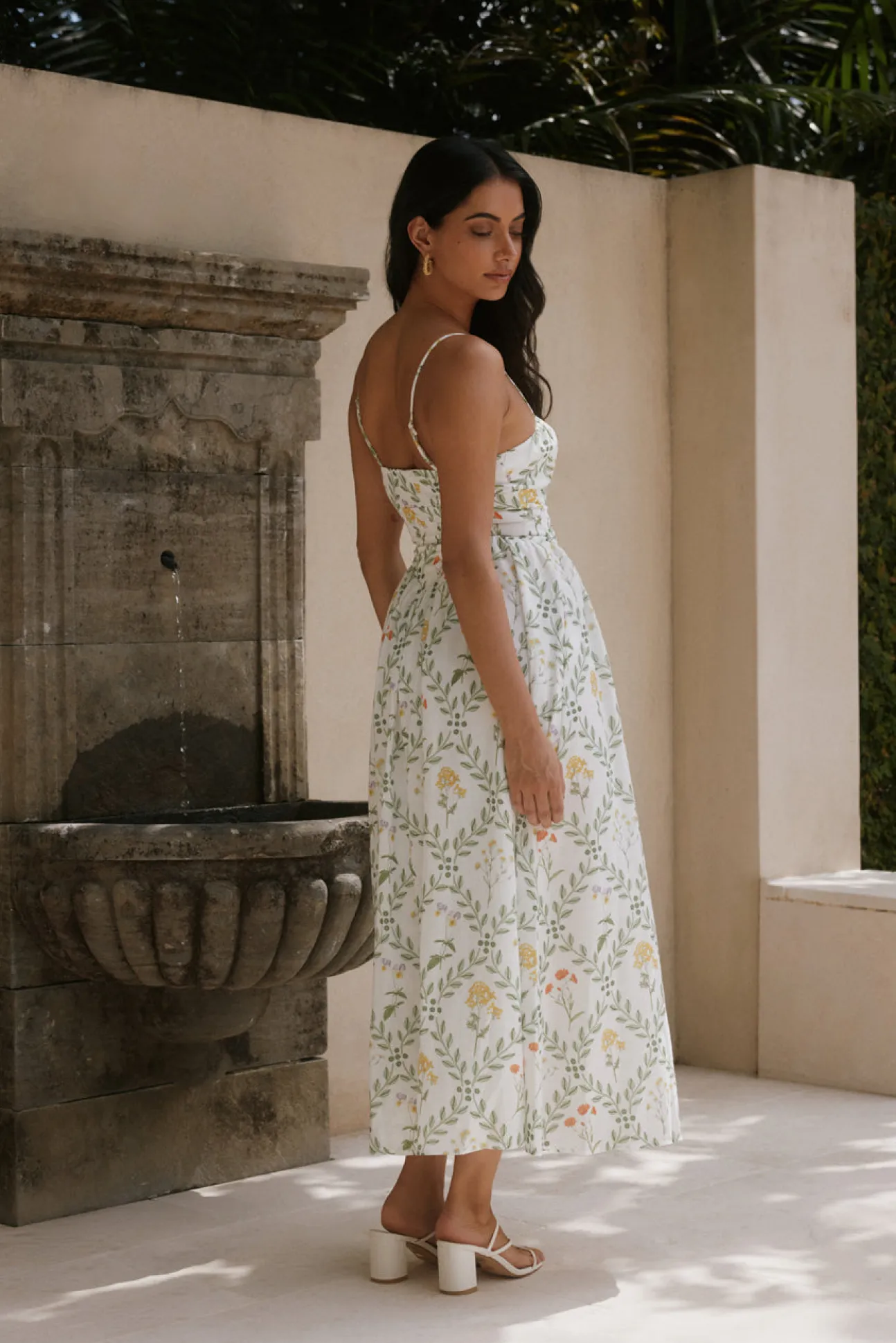 Ellie Elights Maxi Dress Green
