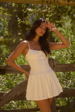 Emily Elizabeth Mini Dress White