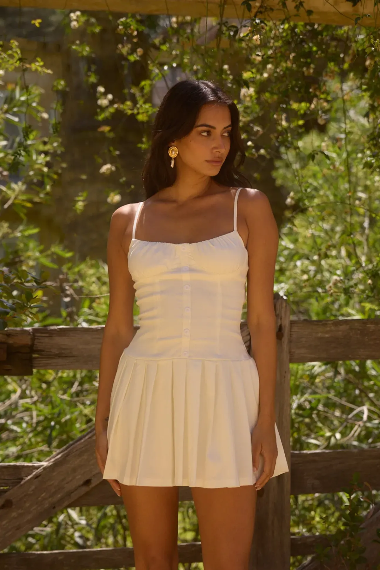 Emily Elizabeth Mini Dress White