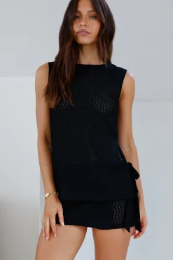Enamoured Skort Black